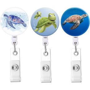Badge Reel Cute Retractable Badge Holder with Alligator Clip, Nurse Name Decorative Badge Clip on ID Card Holders (Tree of Life) in Saudi Arabia