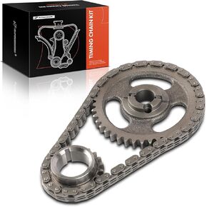 A-Premium 3PCS Engine Timing Chain Kit W/Sprocket Compatible with Ford & Mercury - F-100, F-250, F-350, Mustang, E-100 Econoline, Bronco, Comet, Commuter, Cougar, Cyclone & More - V8 4.7L 5.0L 5.8L