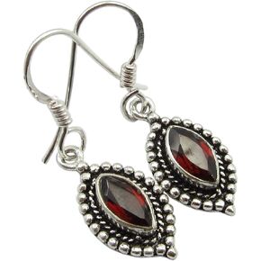 أقراط العقيق 1.3 بوصة هدية من الفضة الإسترليني بالجملة in Kuwait