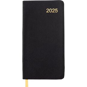 2025 Textured Cover Weekly Monthly Pocket Planner/Pocket Calendar, 4"x7": 14 Months (November 2024 - December 2025) / 2025 Calendar / 2025 Weekly Calendar/Weekly Planner Organizer (Blue)