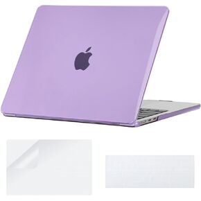 COATIT for MacBook Air 13.6 inch Case 2024 M3 A3113 2022 Release A2681 M2 Chip, for Plastic Hard Shell Protective MacBook Air 13 inch M2 M3 Case&Keyboard Cover&Screen Protector, Crystal Clear