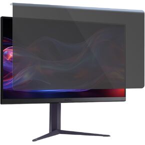 ZCAZY 24 lnch Computer Privacy Screen Protector Shield Compatible for 23.6/23.8/24 Inch 16:9 Widescreen Desktop Monitor - Anti Glare Filter Hanging Type Anti Scratch
