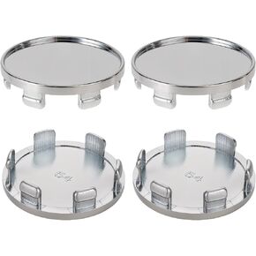 4 Pcs 52mm Diameter Wheel Center Hub Caps Cover 6 Clips Wheel Caps Center Hub Caps Car Accessories for Auto Vehicle
