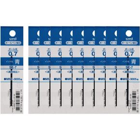 Mitsubishi Pencil Co. Ltd. ballpoint pen core replacement 0.7mm SE-7 blue 10 set