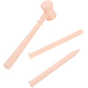 ERINGOGO 5 Sets Set manual childrens toys Gemstones Dig Kit fossil plastic hammer 3 piece set Accessories hammer Digging Hammer toy set tool kit puzzle excavate suite chisel hammer tool