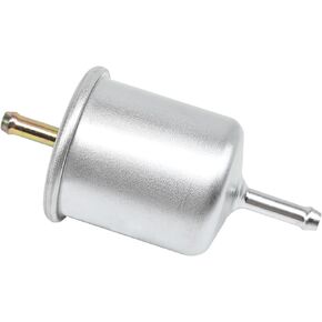 Fuel Filter PF-1100 33023 Compatible with Nissan Tsuru,Frontier,Pathfinder,Infiniti QX4,Compatible with Nissan Infiniti 1983-2004 Fuel Injected Gasoline Engines (Silver)