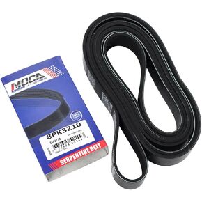 8PK3210 EPDM Serpentine Belt Fit 03-10 for Dodge Ram2500 Ram3500 Ram4500 Ram5500, 03-07 for Ford F-250 Super Duty F-350 Super Duty F-450 Super Duty F-550 Super Duty, 11-12 for Ram 2500