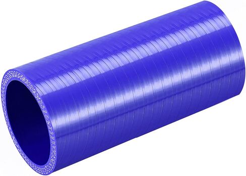X AUTOHAUX 48mm 1.89" ID Universal Car Straight Silicone Coupler Pipe Replacement 76mm Blue in Saudi Arabia