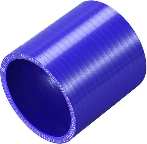 X AUTOHAUX 48mm 1.89" ID Universal Car Straight Silicone Coupler Pipe Replacement 76mm Blue in Saudi Arabia