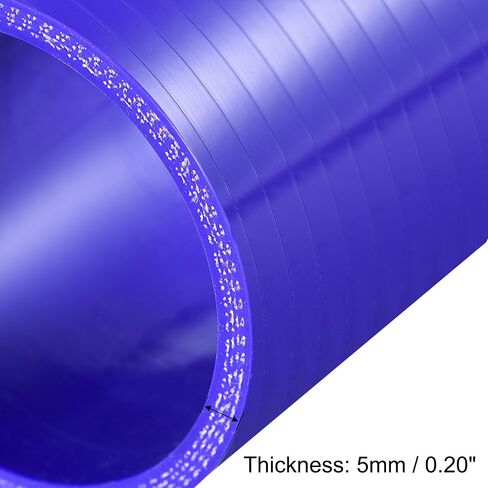 X AUTOHAUX 48mm 1.89" ID Universal Car Straight Silicone Coupler Pipe Replacement 76mm Blue in Saudi Arabia