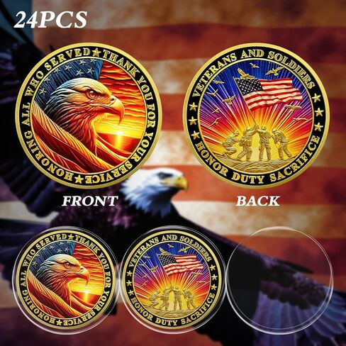 CHURYUML 50Pcs Military Veterans Challenge Coins Bulk - Honoring All Who Served Thank You for Your Service Coin Military Gifts for Men Women Navy Army Thanksgiving Veterans Day Gift in Saudi Arabia