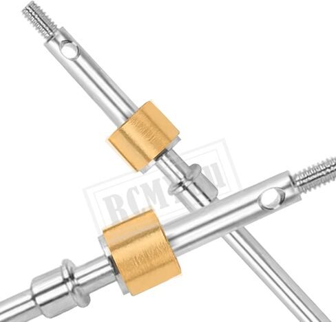 Front Drive Shaft Cvd Upgrades Parts for Axial 1-24 Scx24 Crawlers,2pcs RC Driveshaft CVD Axles #45 Steel Hop Ups,for RC Car Crawler #AXI90081,AXI00001,AXI00002,AXI00005,AXI00006 in Saudi Arabia