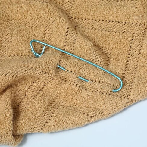 12 PCS Knitting Stitch Holder, 100Pcs Stitch Markers for Crocheting, Knitting Accessories Aluminum Yarn Holder Locking Stitches Markers Mix Color Knitting Crochet Markers in Saudi Arabia