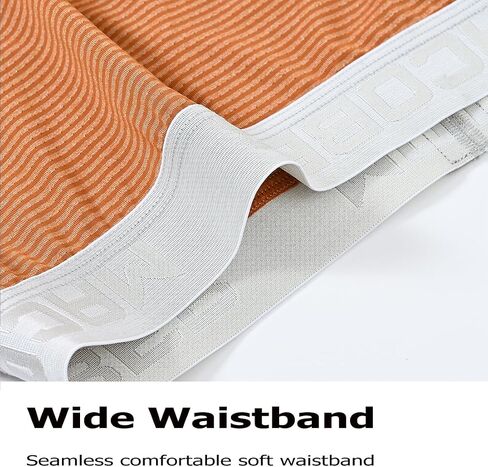 ZONBAILON Mens Underwear Stripe Moisture-Wicking Boxer Briefs in Kuwait
