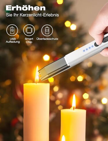 مجموعة إكسسوارات الشموع 5 في 1 من RONXS، قطاعة تشذيب فتيل الشموع، ولاعة كهربائية للشموع، طفاية شموع، غطاس فتيل، لوحة صينية تخزين لمحبي الشموع، هدية لها (أسود) in Kuwait