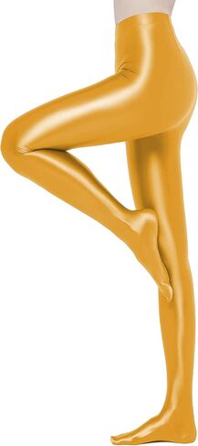 AMORESY Aglaia series of shiny silky bottoms with elastic plastic hip lifting color bodybuilding pants in Saudi Arabia