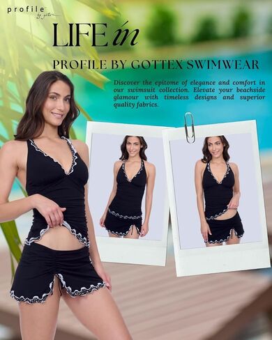 Profile by Gottex Women's Black Skirt Swim Essential in Saudi Arabia