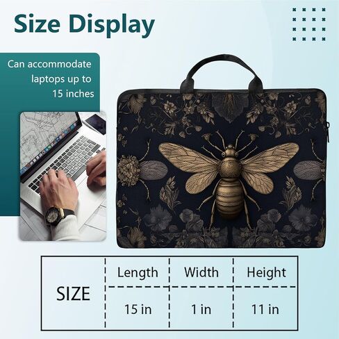 14 15 15.4 15.6 inch Laptop Sleeve Case Computer Bag, Laptop Carrying Cover Compatible for HP, Dell, Asus Notebook in Saudi Arabia