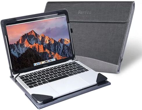 Berfea Business Protective Case Cover Compatible with Dell Inspiron 14 7445/7441/ 7440/7435/ 7430/7420/ 7425/5455/ 5441/5440/ 5430/5425 14 inch Laptop Sleeve Computer PC Hard Shell in Kuwait