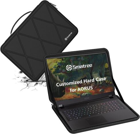 حافظة حماية Smatree صلبة EVA متوافقة مع أجهزة الكمبيوتر المحمول GIGABYTE AORUS 15 9KF مقاس 15.6 بوصة، وأجهزة الكمبيوتر المحمول AORUS 15 9MF مقاس 15.6 بوصة، وأجهزة الكمبيوتر المحمول AORUS 15 9SF مقاس 15.6 بوصة رفيعة ومضادة للصدمات (X8306) in Kuwait