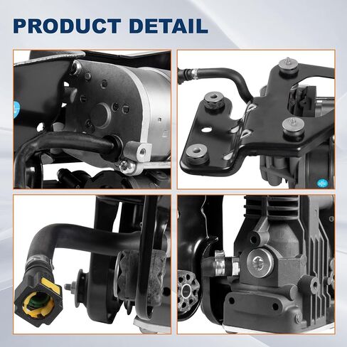 37206789938 37206799419 مضخة ضاغط التعليق الهوائي مع حامل + كتلة صمام متوافقة مع BMW X5 E70 X6 E71 E72 SAC 37206859714 in Kuwait