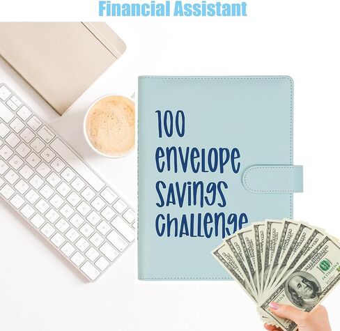 Money Saving Binder,Money Saving Planner,100 Envelope Savings Challenge,Easy and Funny Way to Save $5,050,Saving Budget Binder with Cash Envelopes(Pink) in Saudi Arabia