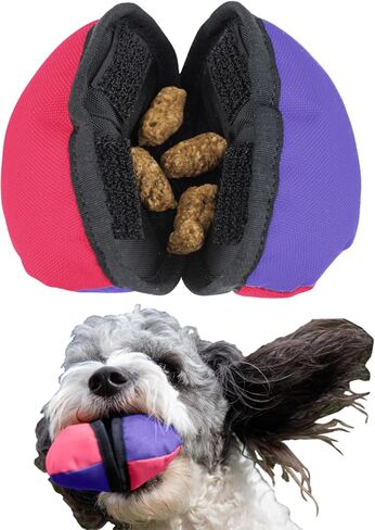 Tug-E-Nuff البطلينوس | لعبة موزع مكافآت الكلاب المدمجة مع آلية فتح ذكية | مثالية لتدريب الكلاب التفاعلي | مناسب للجيب وحجم 4.5 بوصة in Kuwait