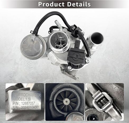 شاحن توربيني 12687057 لمحرك 2016-2023 تشيفي ماليبو 1.5L EcoTec يحل محل #12669064 in Kuwait