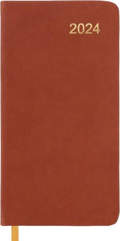 2025 Textured Cover Weekly Monthly Pocket Planner/Pocket Calendar, 4"x7": 14 Months (November 2024 - December 2025) / 2025 Calendar / 2025 Weekly Calendar/Weekly Planner Organizer (Blue) in Saudi Arabia