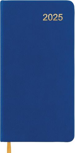 2025 Textured Cover Weekly Monthly Pocket Planner/Pocket Calendar, 4"x7": 14 Months (November 2024 - December 2025) / 2025 Calendar / 2025 Weekly Calendar/Weekly Planner Organizer (Blue) in Saudi Arabia