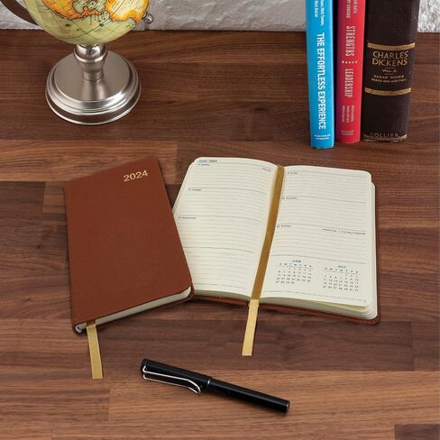 2025 Textured Cover Weekly Monthly Pocket Planner/Pocket Calendar, 4"x7": 14 Months (November 2024 - December 2025) / 2025 Calendar / 2025 Weekly Calendar/Weekly Planner Organizer (Blue) in Saudi Arabia