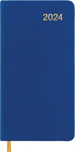 2025 Textured Cover Weekly Monthly Pocket Planner/Pocket Calendar, 4"x7": 14 Months (November 2024 - December 2025) / 2025 Calendar / 2025 Weekly Calendar/Weekly Planner Organizer (Blue) in Saudi Arabia