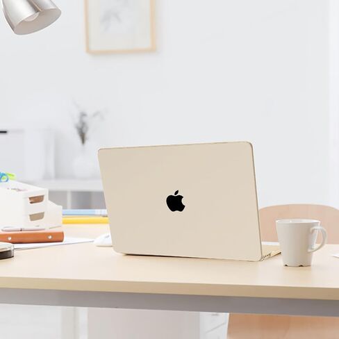 B BELK Compatible with 2024 MacBook Air 15 inch Case, [100% Official Color] MacBook Air 15 M3 Case A3114 A2941 2023 M2, Sturdy Protective Laptop Hard Shell + Screen&Keyboard Cover, Starlight Clear in Saudi Arabia