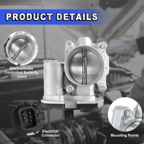 Throttle Body Assembly for 2010-2011 Equinox 2.4L Replaces 12607362 977-779 12616668 12631186 12694871 12615516 12607362 67-3014 217-3428 in Saudi Arabia