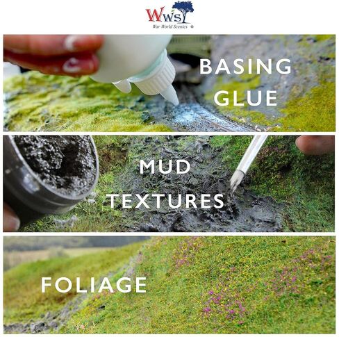 WWScenics | 1mm Spring Static Grass | 500ml Can | WSG1-008 | Realistic Model Scenery Material in Saudi Arabia