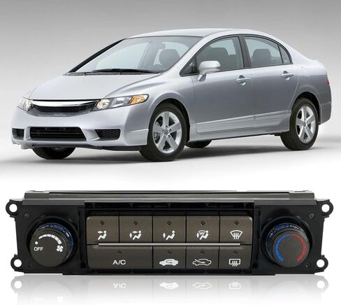 التحكم في المناخ لسخان التيار المتردد، لوحة تحكم HVAC متوافقة مع Honda 8th Civic 2006-2011#Replace 79500-SNA-A01ZA لوحة وحدة التحكم في السخان للتحكم في درجة الحرارة in Kuwait