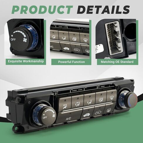 التحكم في المناخ لسخان التيار المتردد، لوحة تحكم HVAC متوافقة مع Honda 8th Civic 2006-2011#Replace 79500-SNA-A01ZA لوحة وحدة التحكم في السخان للتحكم في درجة الحرارة in Kuwait