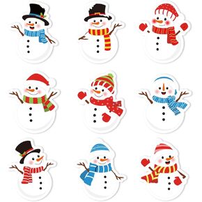 Christmas Stickers Gingerbread Man Decals, 240Pcs Cute Self-Adhesive Christmas Envelope Labels Stickers, Funny Cartoon Xmas Seal Stickers for Gift Greeting Card Party Supplies Kids Holiday Decor