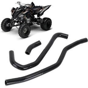 ATV Radiator Coolant Hoses Silicone for Raptor 700 700R YFM 700 700R 2006-2024 Black