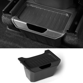 2024 Upgraded Rear Center Console Organizer for Tesla Model Y,Backseat TPE Storage Box with Lid Cover,Backseat Car Organizer with Tray for Model Y Accessories 2020-2024