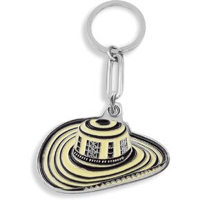 flagsandsouvenirs Colombia Sombrero Vueltiao Keychain