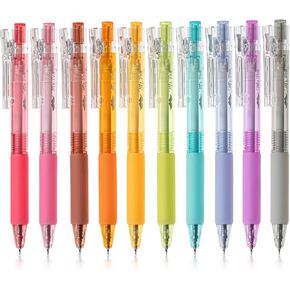 Mr. Pen- Retractable Gel Pens, 10 Pack, Candy Colors, Fast Dry, Gel Pens Fine Point 0.5mm, Retractable Pens, Cute Pens, Gel Ink Pens, Aesthetic Pens for Journaling, Colorful Pens, Fine Tip Pens