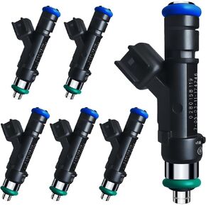 Fuel Injectors Fits For Jeep: Wrangler 3.8L 2007-2010, For Chrysler: Town & Country 3.3L/3.8L 2008-2010, For Dodge: Grand Caravan 3.3L/3.8L 2008-2010, Replace # 0280158119(6Pcs)