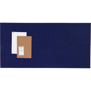LAJAR 8Pcs Large Felt Bulletin Board, Office Cork Board Tile Replacement (50.4"×25.2"), Photo Picture Display Board Pin Board for Kindergarten Classroom Home (Black)