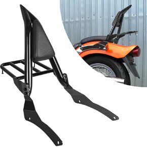 Motorcycle Detachable Passenger Backrest Sissy Bar With Luggage Rack And Back Rest Pad Compatible With For Yamaha Vstar 400 650 Dragstar 400 650 Classic 1998-2018