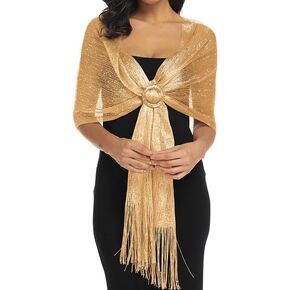 CanB Women Shawls and Wraps Dressy Shawls and Wraps for for Evening Dresses Party Wedding Bride (With Buckle)