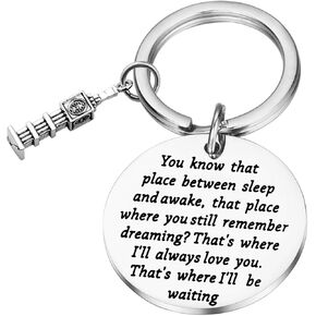 Lywjyb Birdgot Movie Inspired Gift Book Gift Always Love You Gift I'll Be Waiting Keychain
