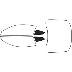 Rvinyl Window Tint Kit Compatible with Ford Mustang 2015-2023 (Coupe) - Complete Precut Kit - 5%