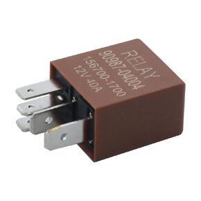90987-04004 156700-0860 Cooling Fan Relay 5PINS 12V 40A Compatible with Toyota 18 Models,Compatible with Denso,Compatible with Lexus GS350 GS400 ES300 ES330 ES350 GS F (1)