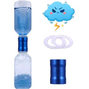 Tornado Maker, Weather Toys, Ultra-Light Aluminum Connecting Tube, Including 2 Empty Bottles, Watertight Tornado Toy, Suitable for Kids' Science Experiments (Golden)